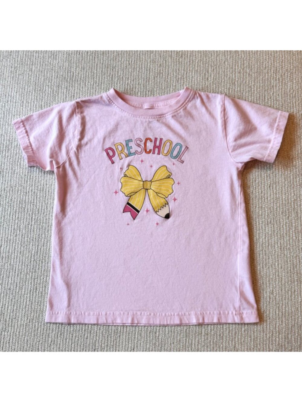 Sweet Wink Light Pink Preschool Graphic T-Shirt Kids Size 4T XS